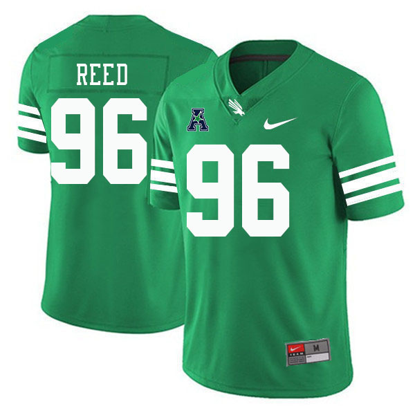 #96 Matthew Reed North Texas Mean Green College Football Jerseys Stitched-Green